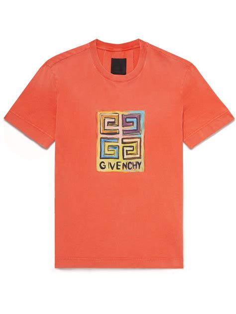 orange givenchy shirt